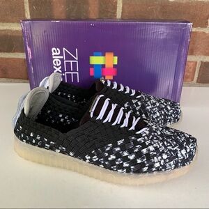 Zee Alexis Women’s Nevi Black Slip On Light-Up Shoes Sneakers 7 M NEW